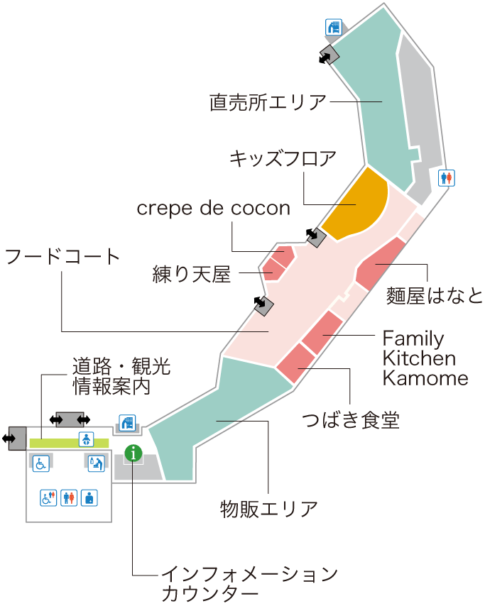 KOKOくろべ フロアマップ